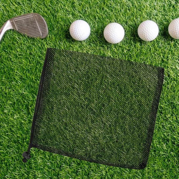 Golf Ball Net Drawstring Bag Large Capacity Nylon Mesh Holder Sports Balls Storage Bag