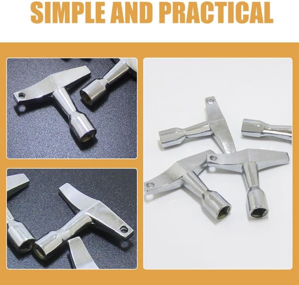 4pcs Drum Key Drum Head Adjuster Tuning Tool in Aluminum Alloy