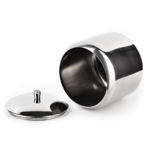 Sugar Bowl Stainless Steel Basic Kitchen Basic 8x7.3x7.3 cm Silver 1 pc