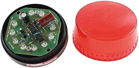 Industrial LED Strobe AC 220V Strobe Light Warning Light Red