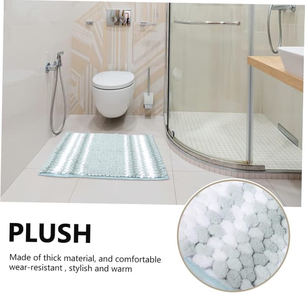 Non-slip Absorbent Foot Pads for Bathroom Kitchen Floor Mat Washable Floor Mat