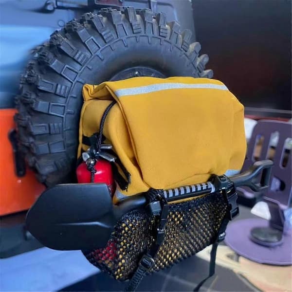 Scale Simulation Backpack for 1/10 1/8 RC Crawler Car Red (FMY)