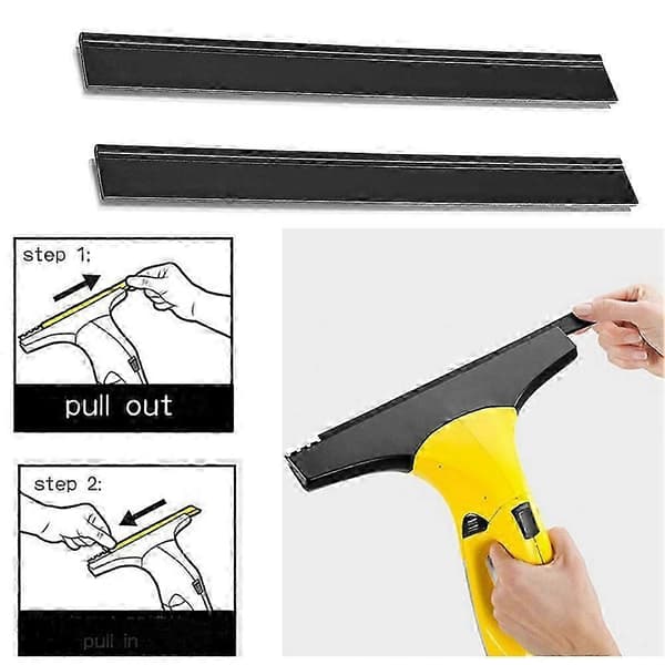 2 stk 250/170/280 mm vindusnal-erstatningsblader for Karcher WV1 WV2 WV5