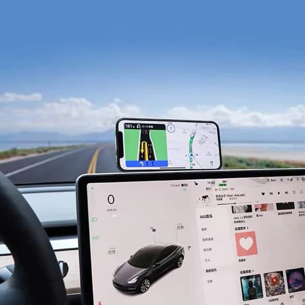 Ny magnetisk holder til bærbar computer Magsafe - Mobiltelefon Multi Screen Entertainment Bil Universal Aluminiumlegering Holder