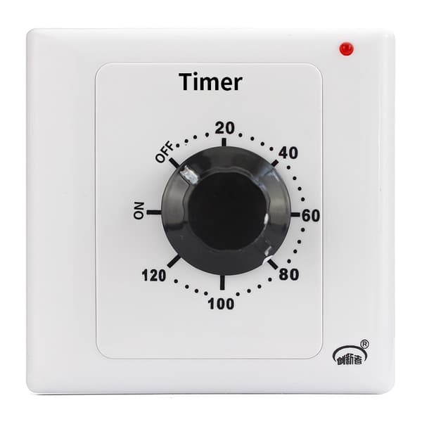 120 minutters timer, AC 220V 15A intelligent mekanisk nedtællingstimer