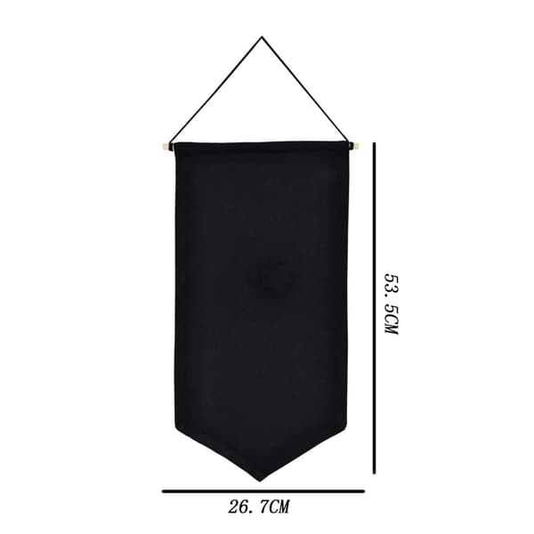 2 st väggmonterad bricka display canvas emalj brosch samling display banner medal pin förvaring krage flagga vimpel ram(svart)
