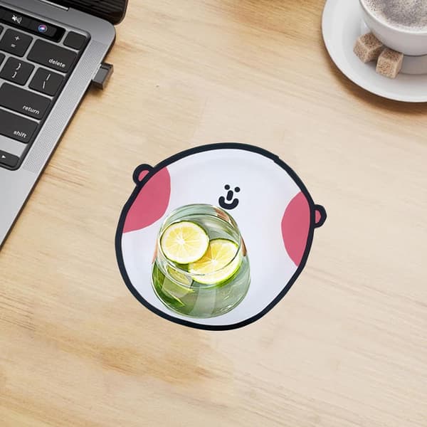 Cup Mug Coaster Pad Acrylic Cup Coaster Drinks Placemat Gift Heat Resistant Coffee Tea Coaster