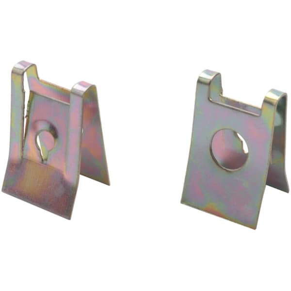 100 stk bilskrue U-clips metalfjeder bronze
