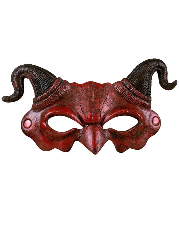 Halvmask för vuxna demon