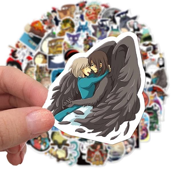 100 kpl Sarjakuva Anime Henkien kätkemä Tarroja Totoro No Face Man 100 kpl
