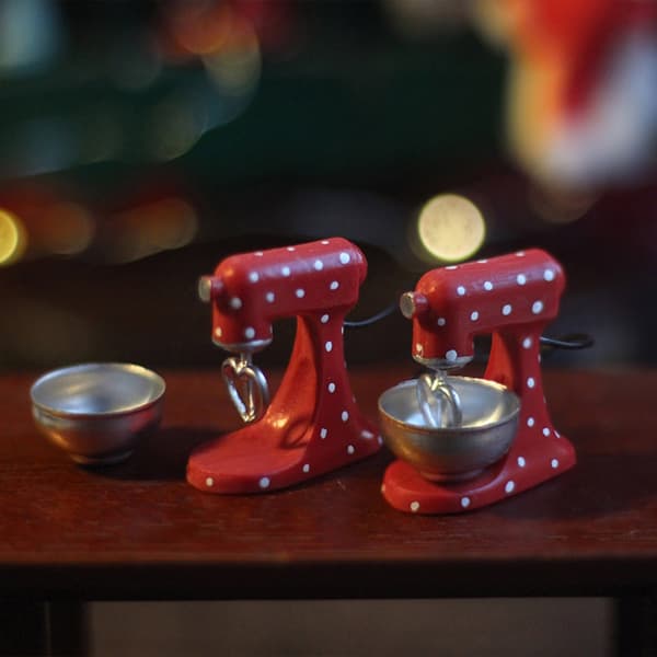 Køkken Dejlig Moderne-Blender Model Miniature Møbler Scene Indretning-Legetøj
