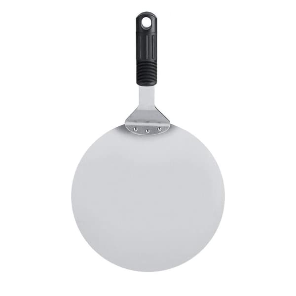 1 stk pizzaspade i rustfrit stål, rund spade, overførselsbakke, køkkenrestaurant, bageværktøj, varm