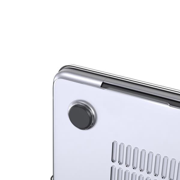 Lention MacBook Air 13 M2 (A2681, 2022) kristallinkirkas kotelo Läpinäkyvä