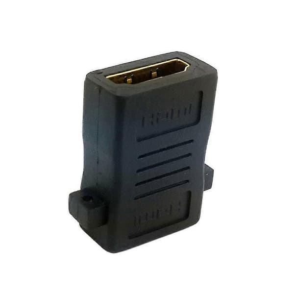 HD-186 HDMI Hun til HDMI 1.4 Hun Forlængeradapter med Panelmonteringshuller
