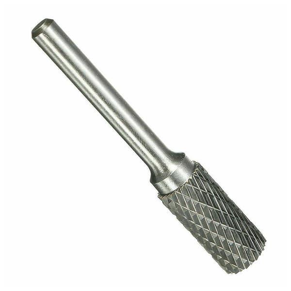 8-piece Double Cut Tungsten Carbide Rotary Burr Set - 1/4'' Shank for Die Grinder