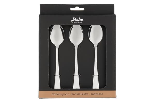 Teskeer 6-pak Rustfrit Stål 14,2 cm – Maku Kitchen Life Silver silver