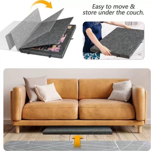 Portable Felt Puzzle Board with 4 Drawers (f2)