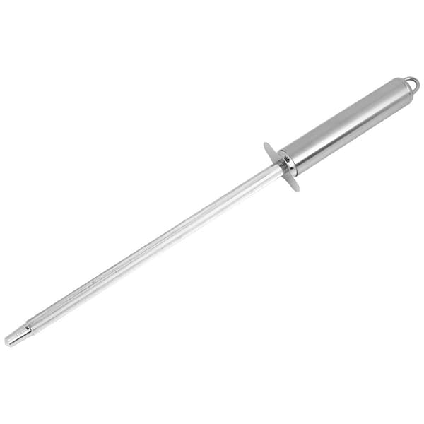 Stainless Steel Knife Sharpening Rod, Professional Kitchen Sharpening Tool, #5