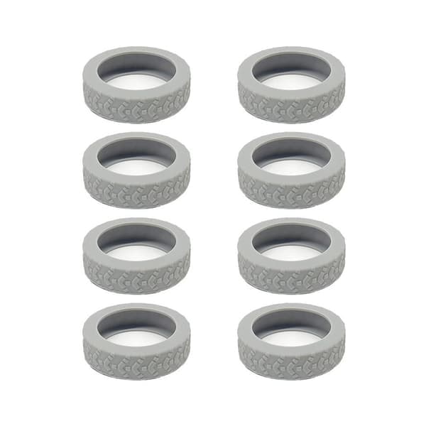 8 kpl matkalaukun pyöränsuojat, harmaa Grey