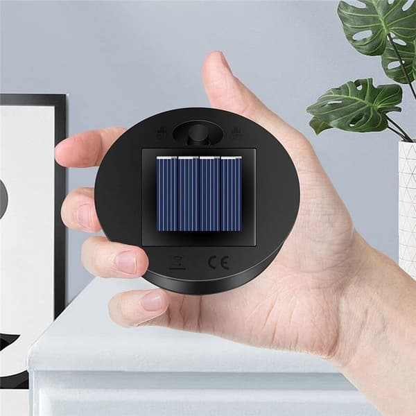 5-pack Solar Light Replacement Parts (Upper Size 2.76 inches, Lower Size 2.36 inches), 7 LED Warm White Waterproof