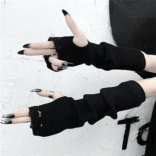 35 cm armvarmere ærmer fingerløse vanter
