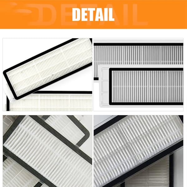 6-pakkaus suodattimia Xiaomi Roborock S5/S5 MAX/S6/S6 Maxv/S60/S65 -robotti-imureille