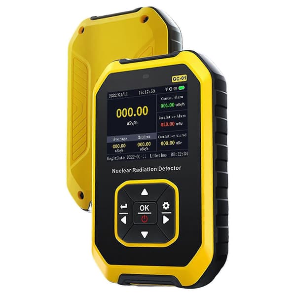 Rechargeable Geiger Counter Nuclear Radiation Detector with LCD Display for Beta Gamma X-rays-FA-