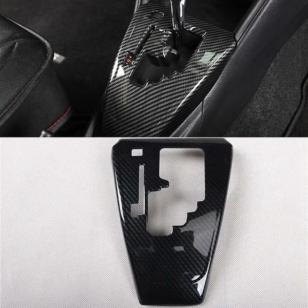 Carbon Fiber Gear Shift Panel Control Panel Decal Interior Modification For Vios 2016-2