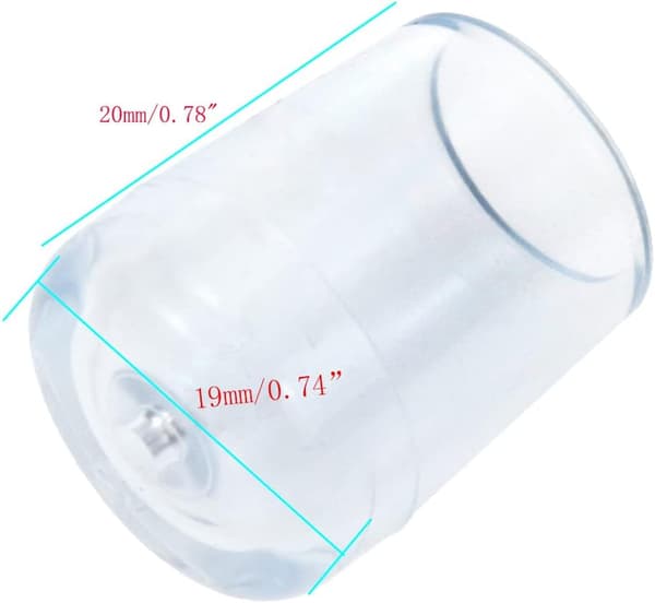 12 st 12 mm innerdiameter silikon stolsbensöverdrag golvskydd
