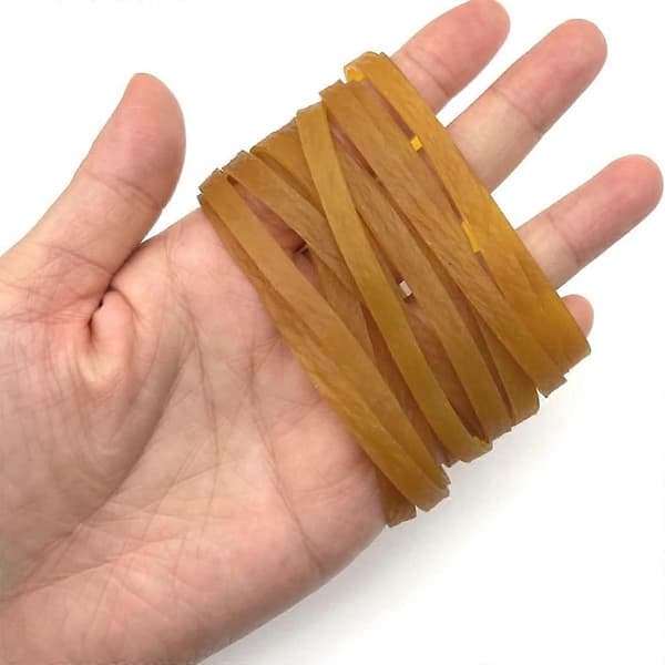 Gule Gummibånd Gummiringe Pakke med 100 Genanvendelige Antal Dele: 100 & 11.89