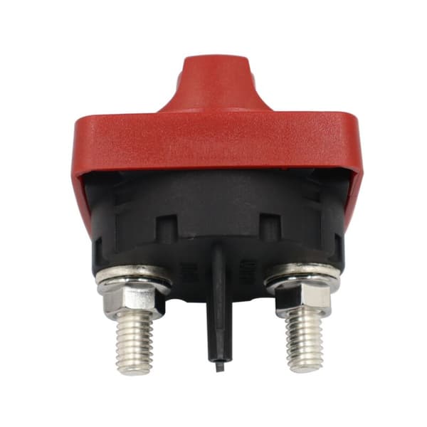 Mini Boat On/Off Shut-off Switch 12-48V 100-300A Battery Switch Isolator Rotary Disconnect, 4-Position Selector