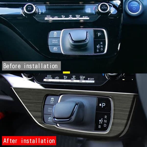 ABS Interior Car Gear Shift Knob Panel Cover Decal Trim Molding Auto Styling Parts for Aqua 2021