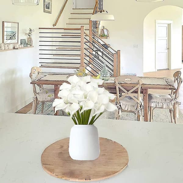 20 stk kunstige blomster Calla Lily Real Touch 14\" Kunstig blomst