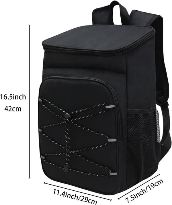 Small Camping Cooler Backpack Insulated Lunch Backpack, Leakproof Travel Cooler Bag, Large Capacity Thermal Bag