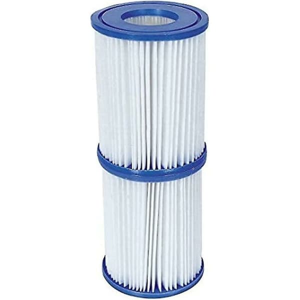 Bestway Flowclear Type II Filterpatron Bestway Pool- og Spafilter Nem Installation Poolrensningsfilter