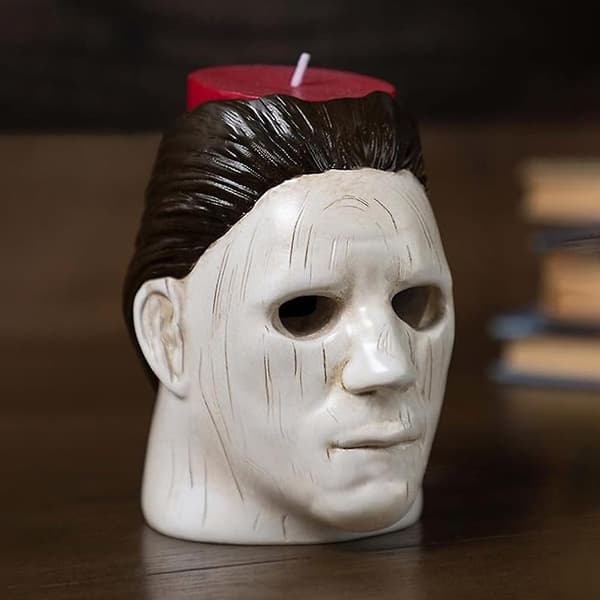 Spøkelsesaktig Telysestake Halloween-Lysestake Dekorasjon for Spøkelseshus (FMY) Lysestake Candlestick