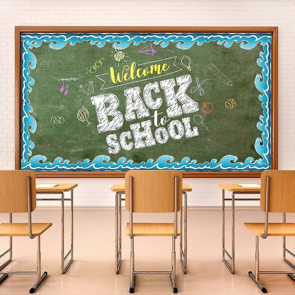 15m Wave Bulletin Board Borders Ocean Beach Bulletin Board Trim Ocean Theme Border