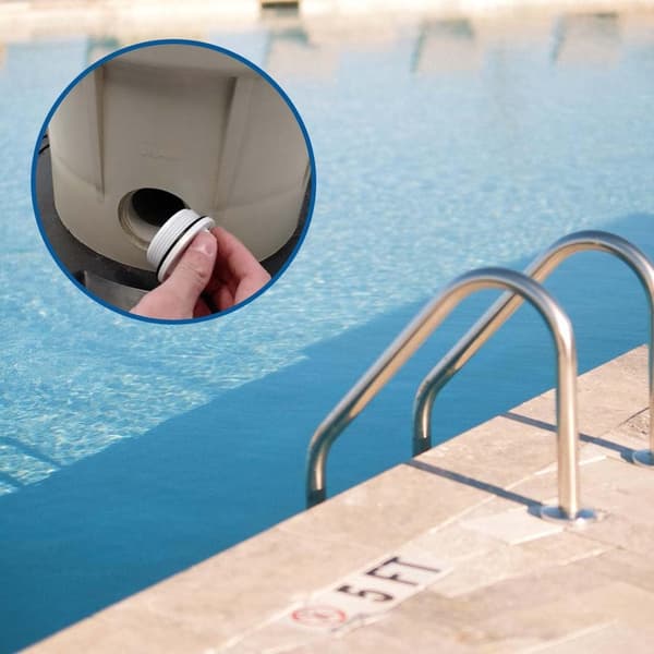 Stykker PVC-prop O-ring sæt med vinterpoolpropper fryseprop til returledning skimmer ventil pool