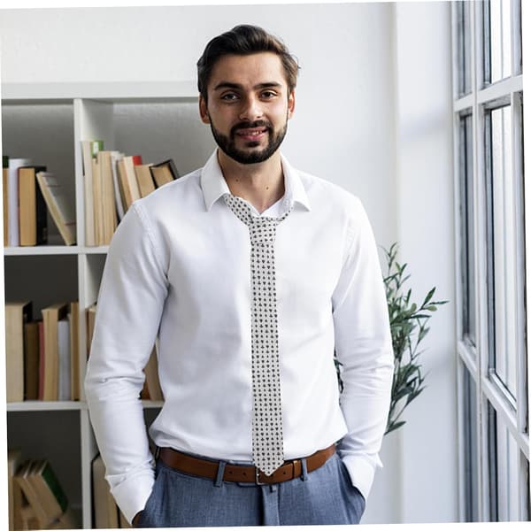Poker Scarf for Men Decorative Playing Card Tie Unique Male Accessory
