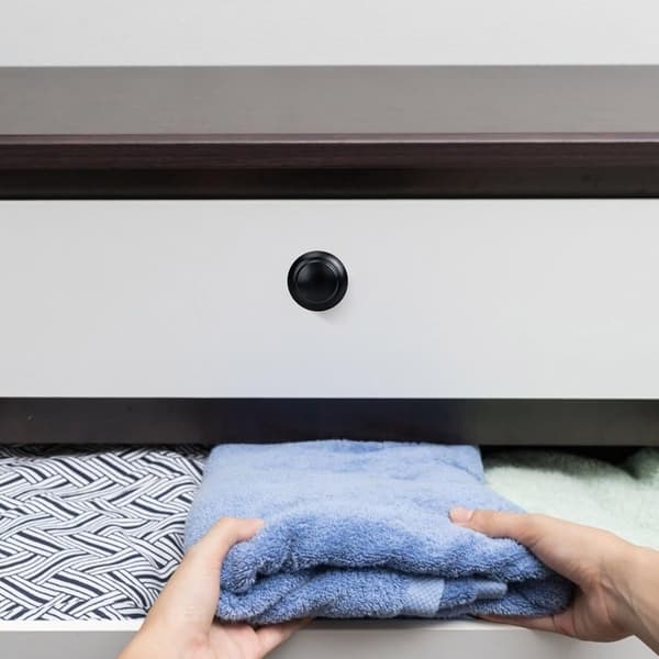 20 Sets Black Mushroom Cabinet Knobs, Stainless Steel Cabinet Handles, Easy to Install, Modern Handles