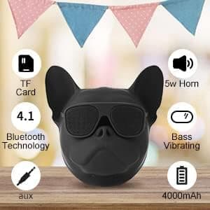 Creative Dog Shaped Speaker, Portable Dog Shaped Stereo Sound