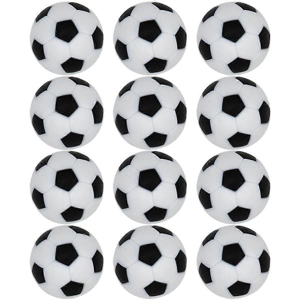 12 stk. Bordfodbold Foosballs Erstatninger Foosball Bolde Bordfodbold Bolde Mini Foosball Tilbehør
