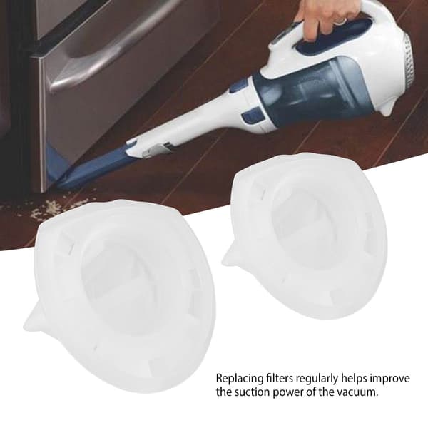 2 stk. vaskbare erstatningsfiltre til Black & Decker VF110 støvsuger Dustbuster-filter