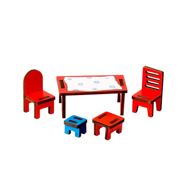 Pippi Dukkehusmøbler Køkken multifärg multicolor