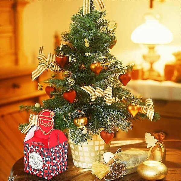 32 stycken julaskar julklappsaskar kakaskar för julklappar juldekoration julgran