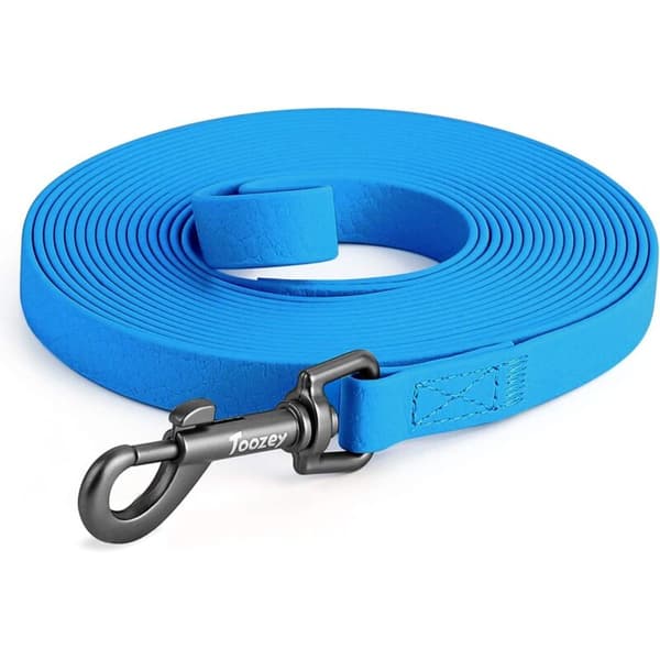 Dog leash 15m with handle and storage bag, long rope, waterproof training leash, suitable for large and small dogs