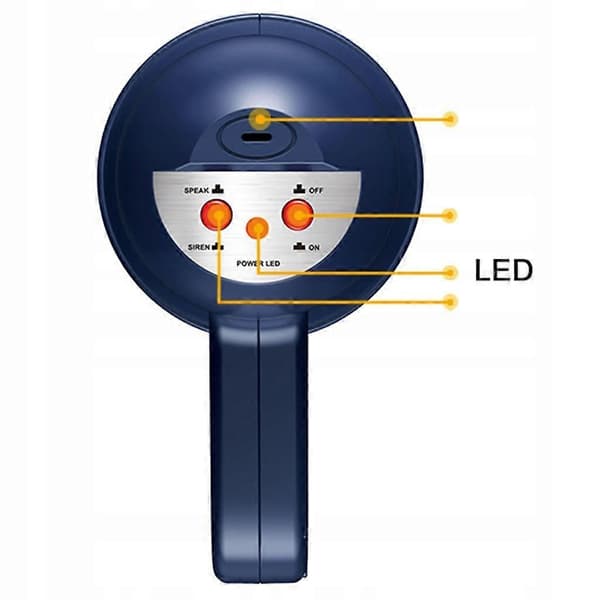 Lasten poliisi- ja palomiesleikkimegafoni
