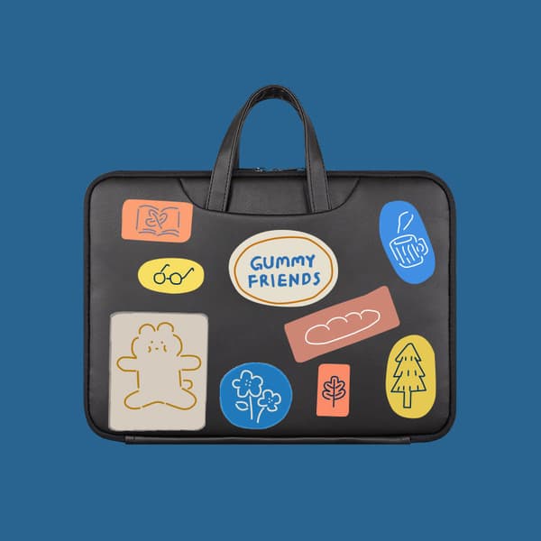1 pc 15.6 inch Cartoon Laptop Bag, Tablet Shoulder Bag