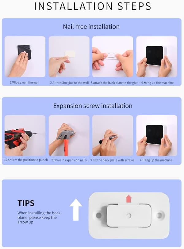 Automatic Soap Dispenser, Wall Mounted Soap Dispenser Bathroom, Soap Dispenser Kitchen, Wall Mounted Soap Dispenser 400ml, Foam Only