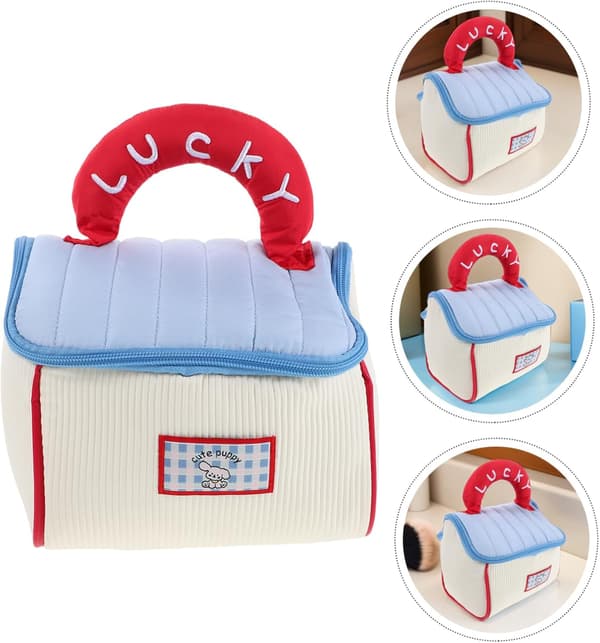 Cute Makeup Bag with Handle, Large Capacity, Travel Cosmetic Organizer